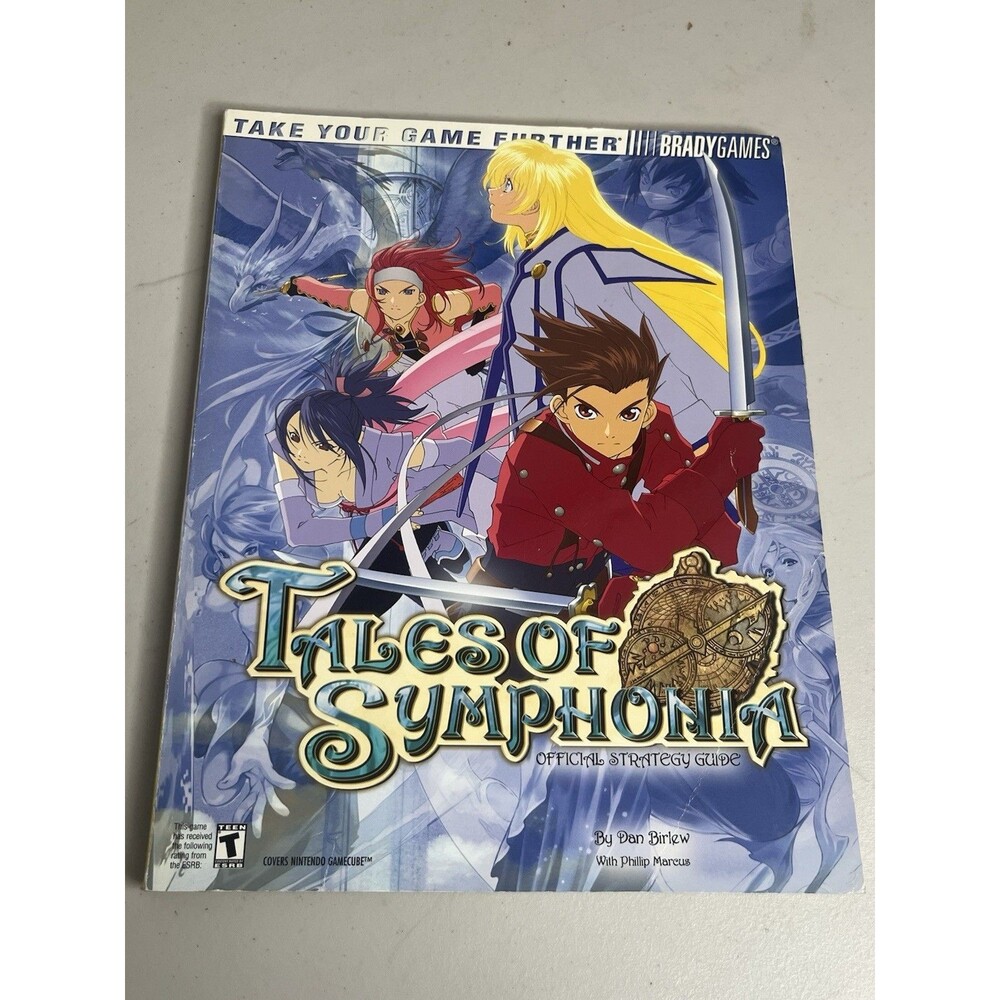 Tales of Symphonia Official Strategy Guide BradyGames Nintendo GameCube RPG